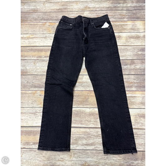 Jeans Designer By Agolde In Black Denim, Size: 10