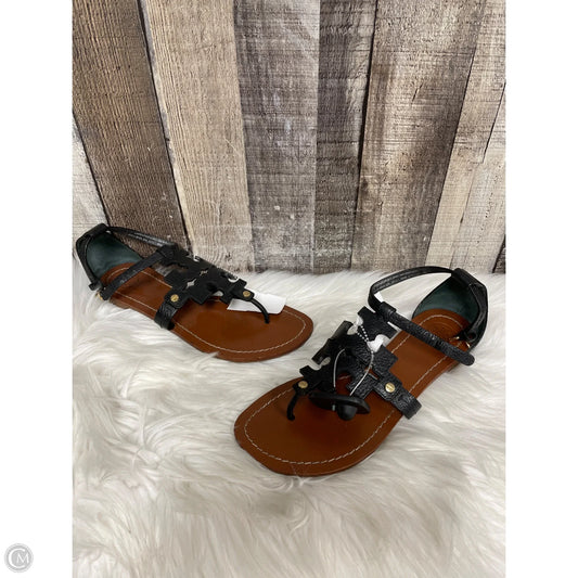 Sandals Designer By Tory Burch In Black, Size: 8