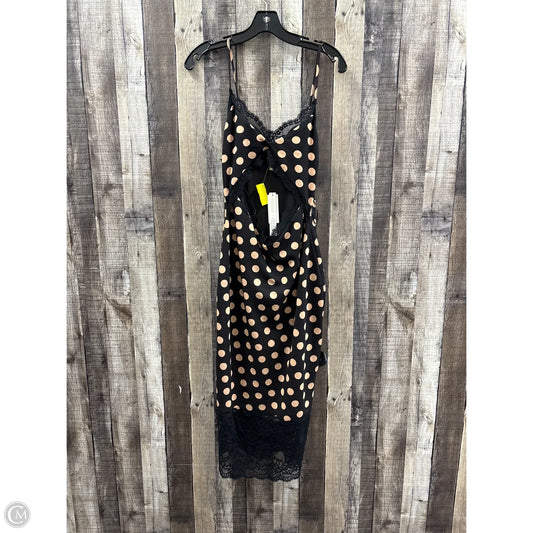 Dress Party Midi By Afrm In Polkadot Pattern, Size: Xl