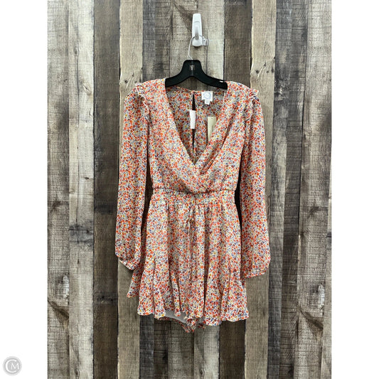 Dress Casual Short By Blue Rain In Floral Print, Size: Xs