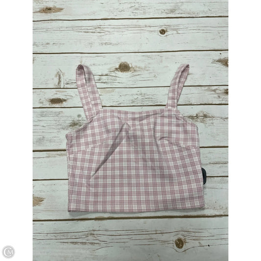 Top Sleeveless By Altard State In Pink & White, Size: Xs