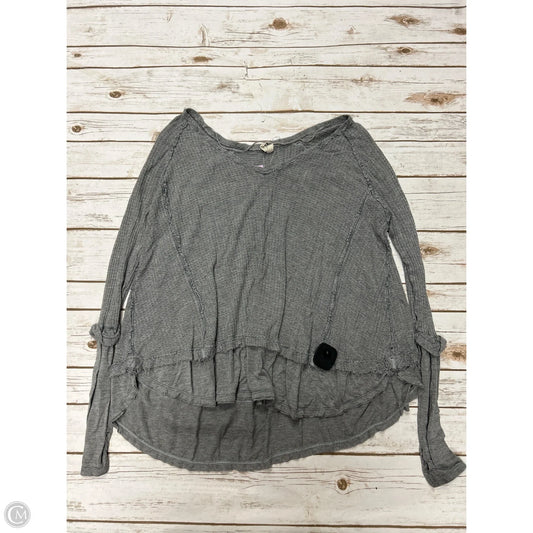 Top Long Sleeve By We The Free In Grey, Size: S