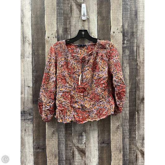Top Long Sleeve By Rachel Roy In Floral Print, Size: Xs
