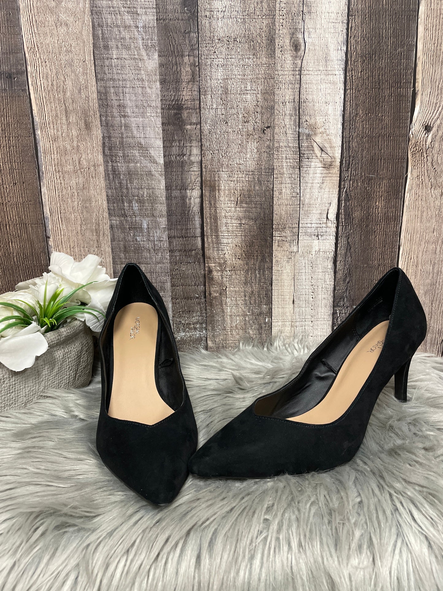 Shoes Heels Stiletto By Morgan Taylor In Black, Size: 9.5