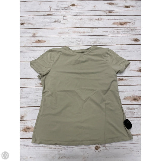 Top Short Sleeve Basic By A New Day In Beige, Size: M