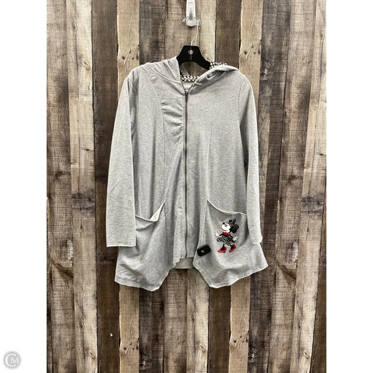 Sweatshirt Hoodie By Disney Store In Grey, Size: M