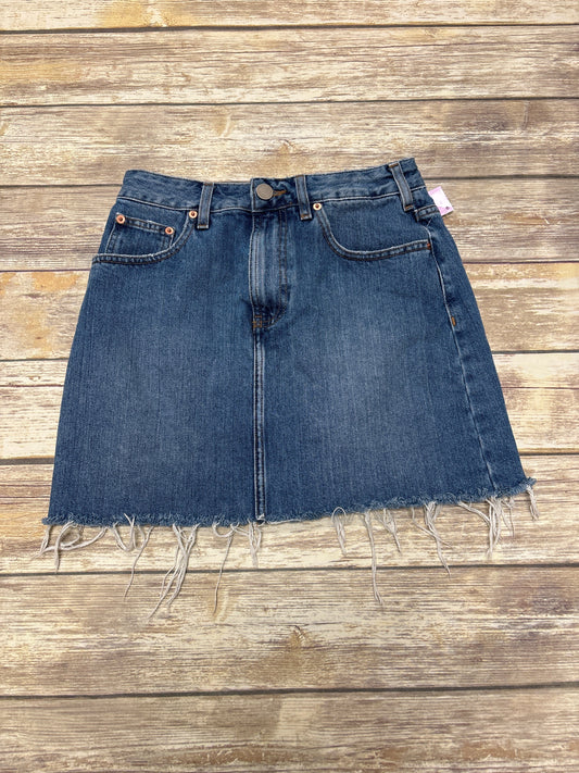 Blue Denim Skirt Mini & Short Asos, Size 4