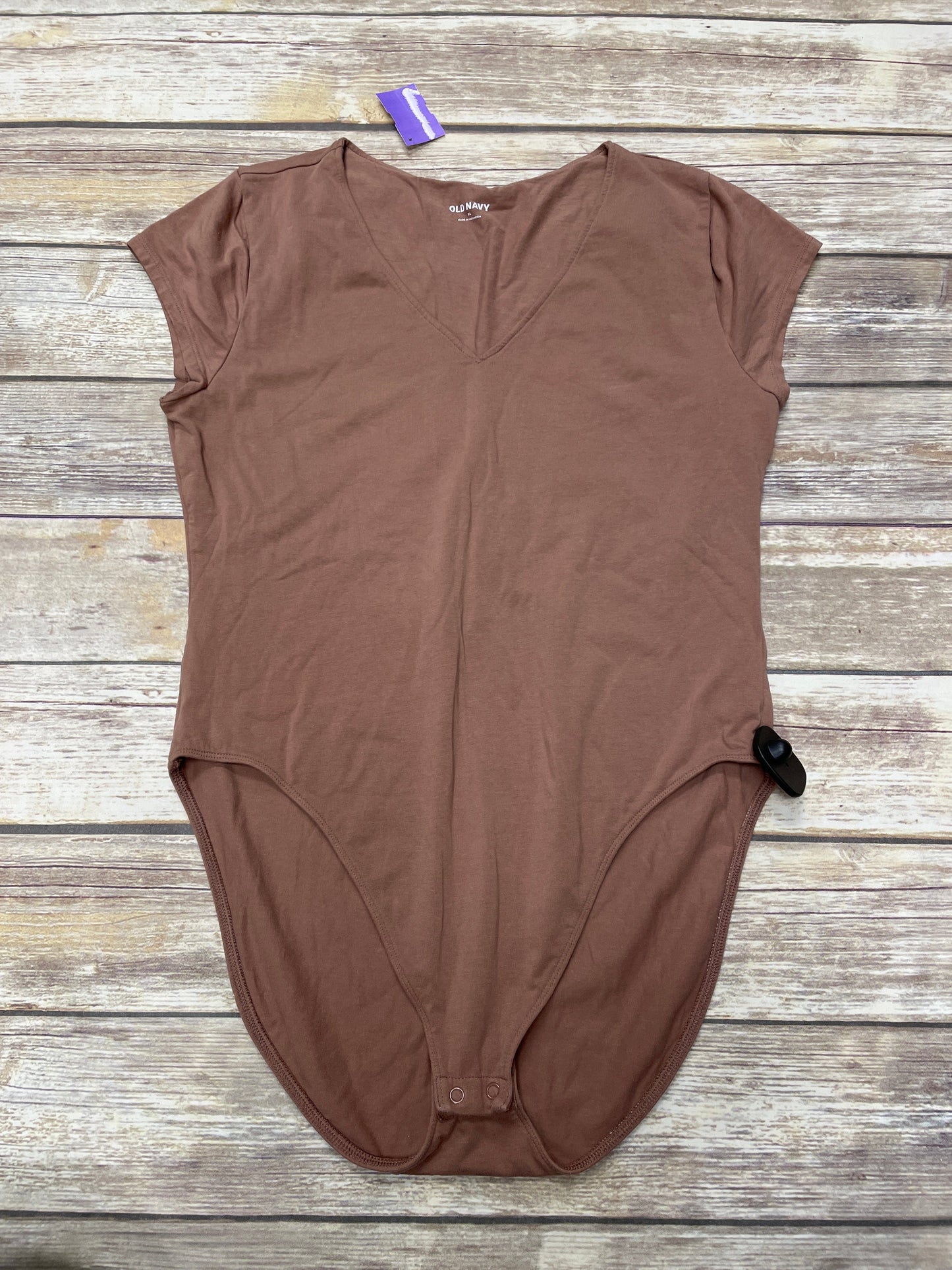 Tan Bodysuit Old Navy, Size Xl