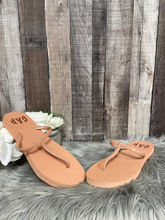 Coral Sandals Flip Flops Gap, Size 10