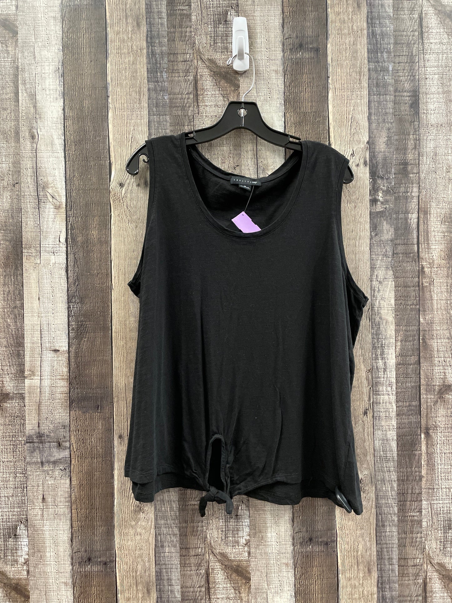 Black Top Sleeveless Sanctuary, Size 2x