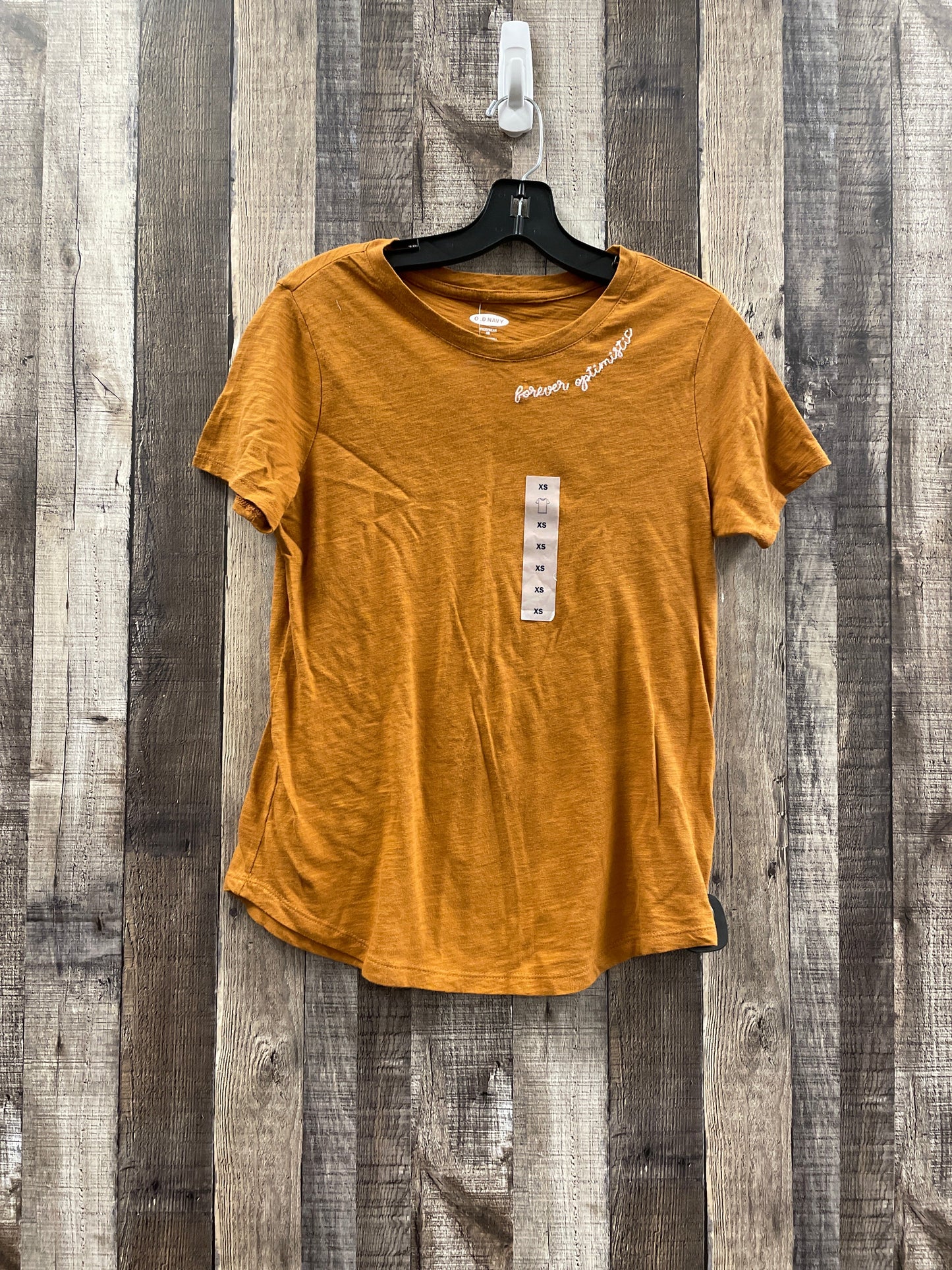 Orange Top Short Sleeve Old Navy, Size Xs