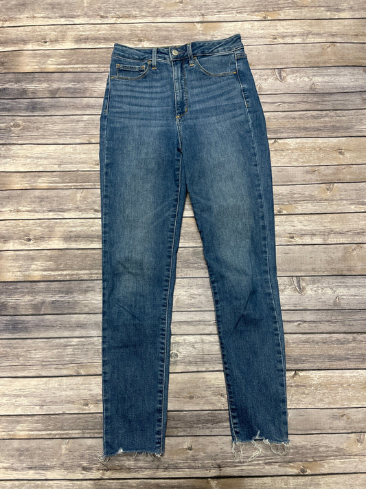 Jeans Skinny By Gap In Blue Denim, Size: 6