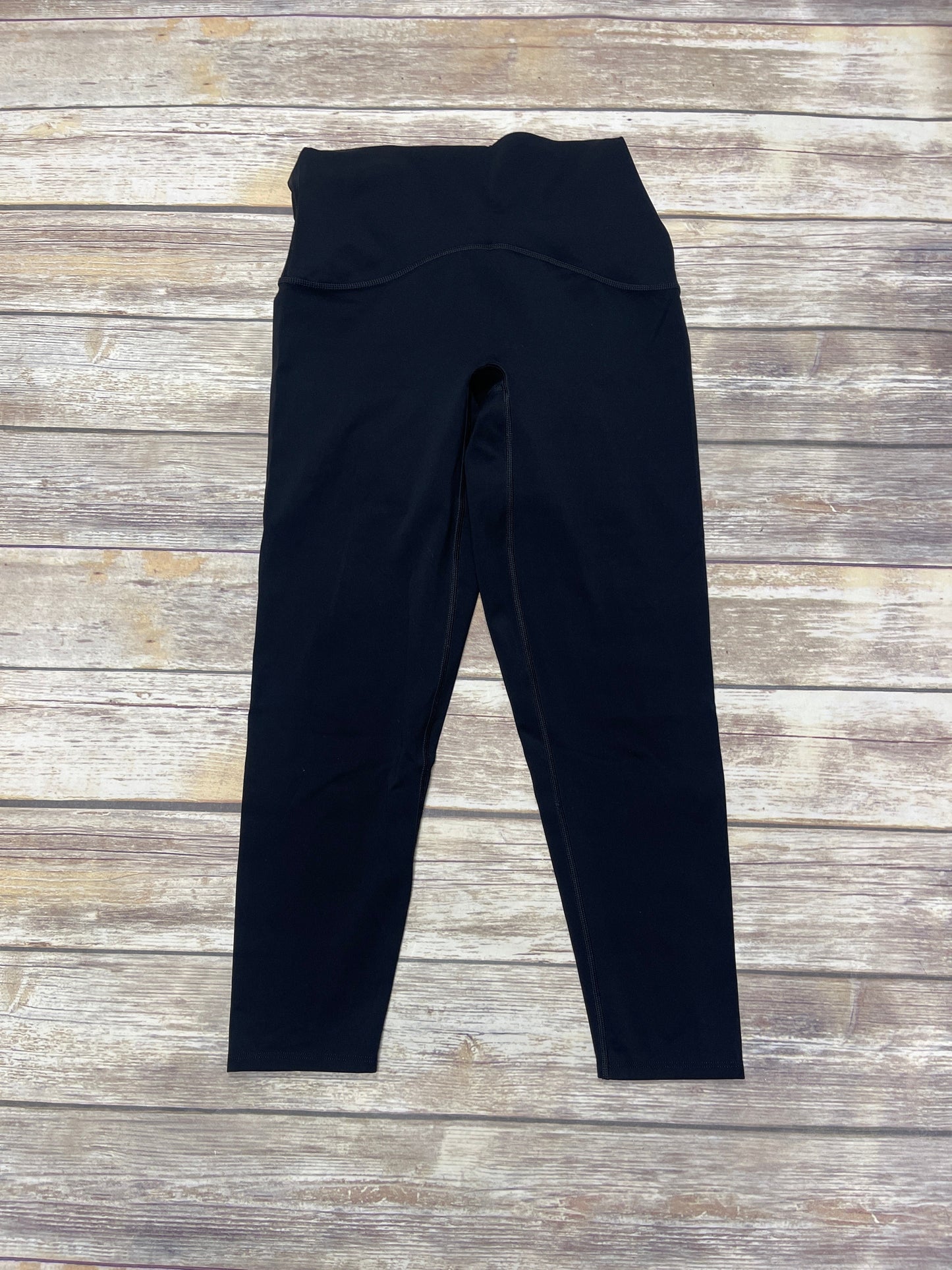 Athletic Leggings By Spanx In Black, Size: L