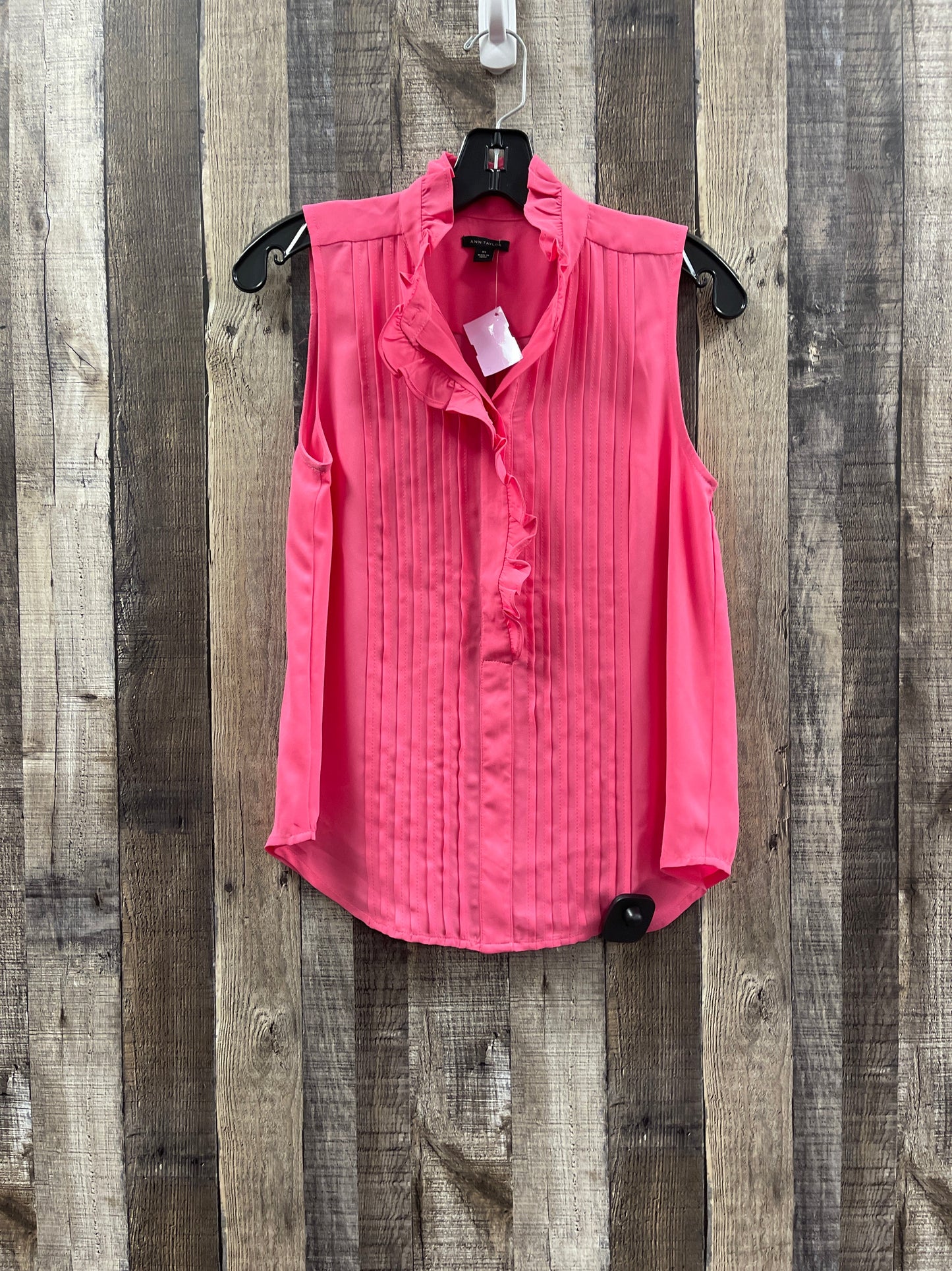 Pink Top Sleeveless Ann Taylor, Size Xs