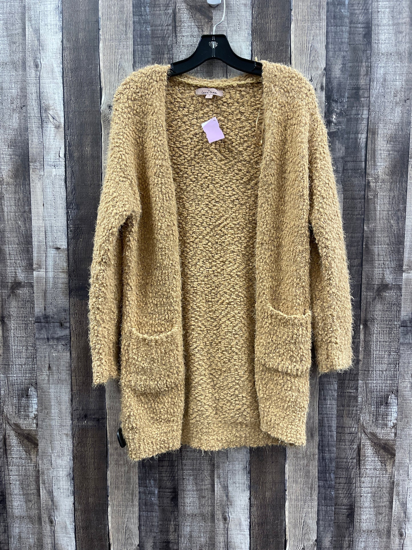 Brown Sweater Cardigan Love Tree, Size S