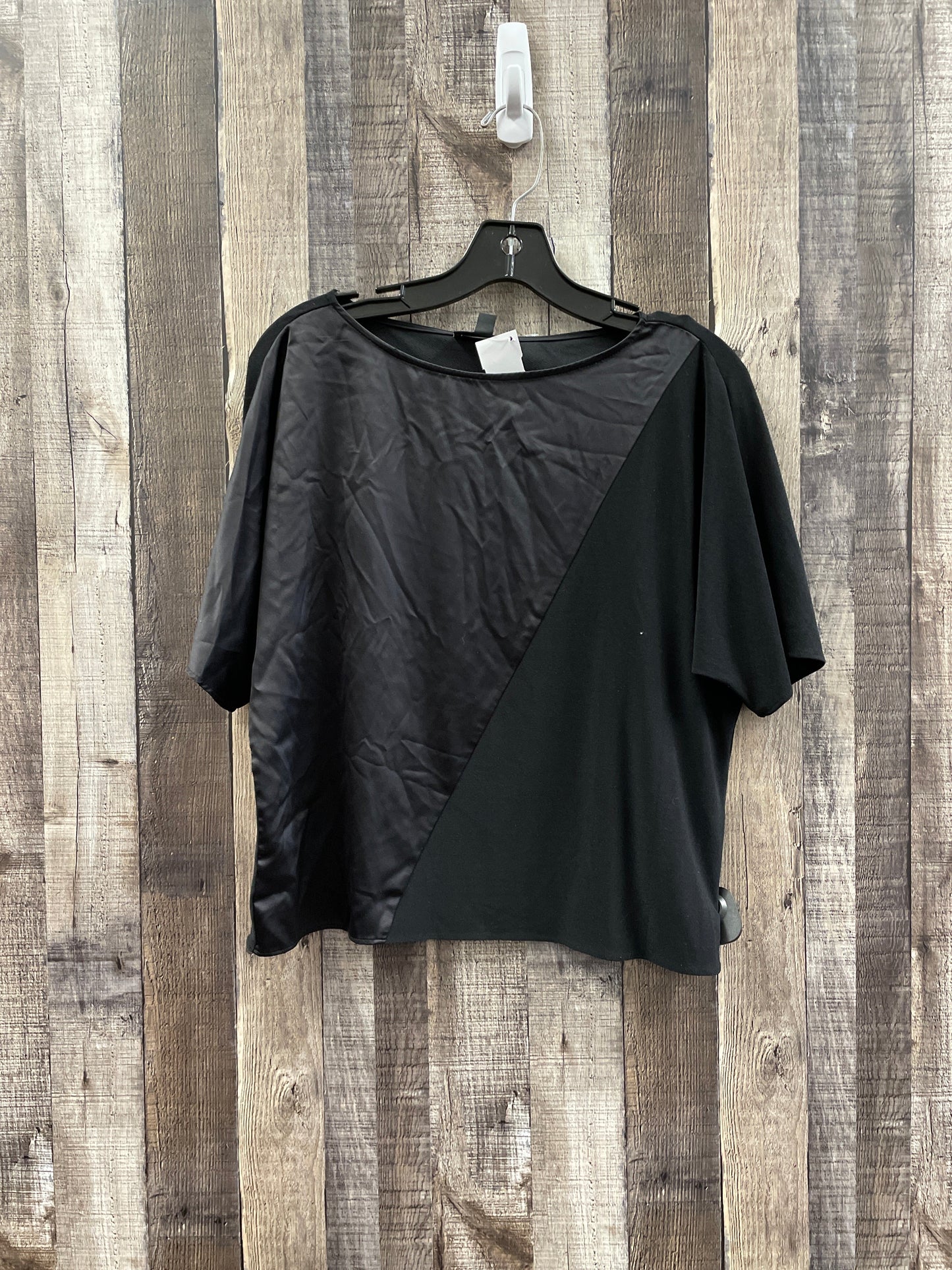 Black Top Short Sleeve Alfani, Size Xs