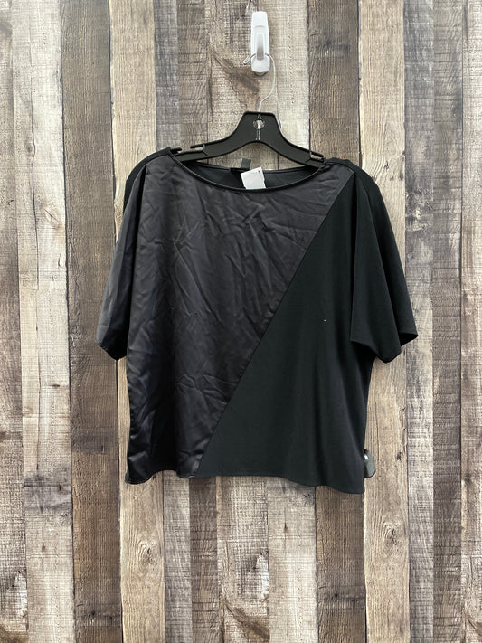 Black Top Short Sleeve Alfani, Size Xs