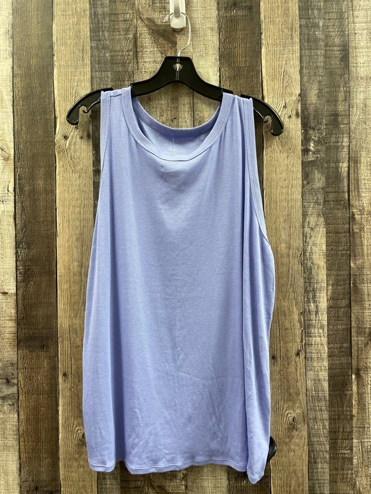 Top Sleeveless By A New Day In Purple, Size: 3x