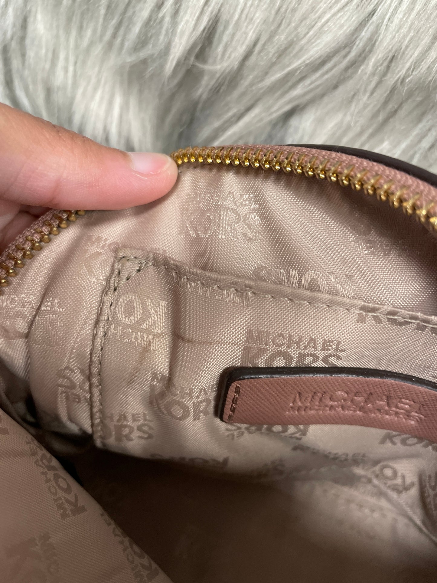 Makeup Bag Designer Michael Kors, Size Medium