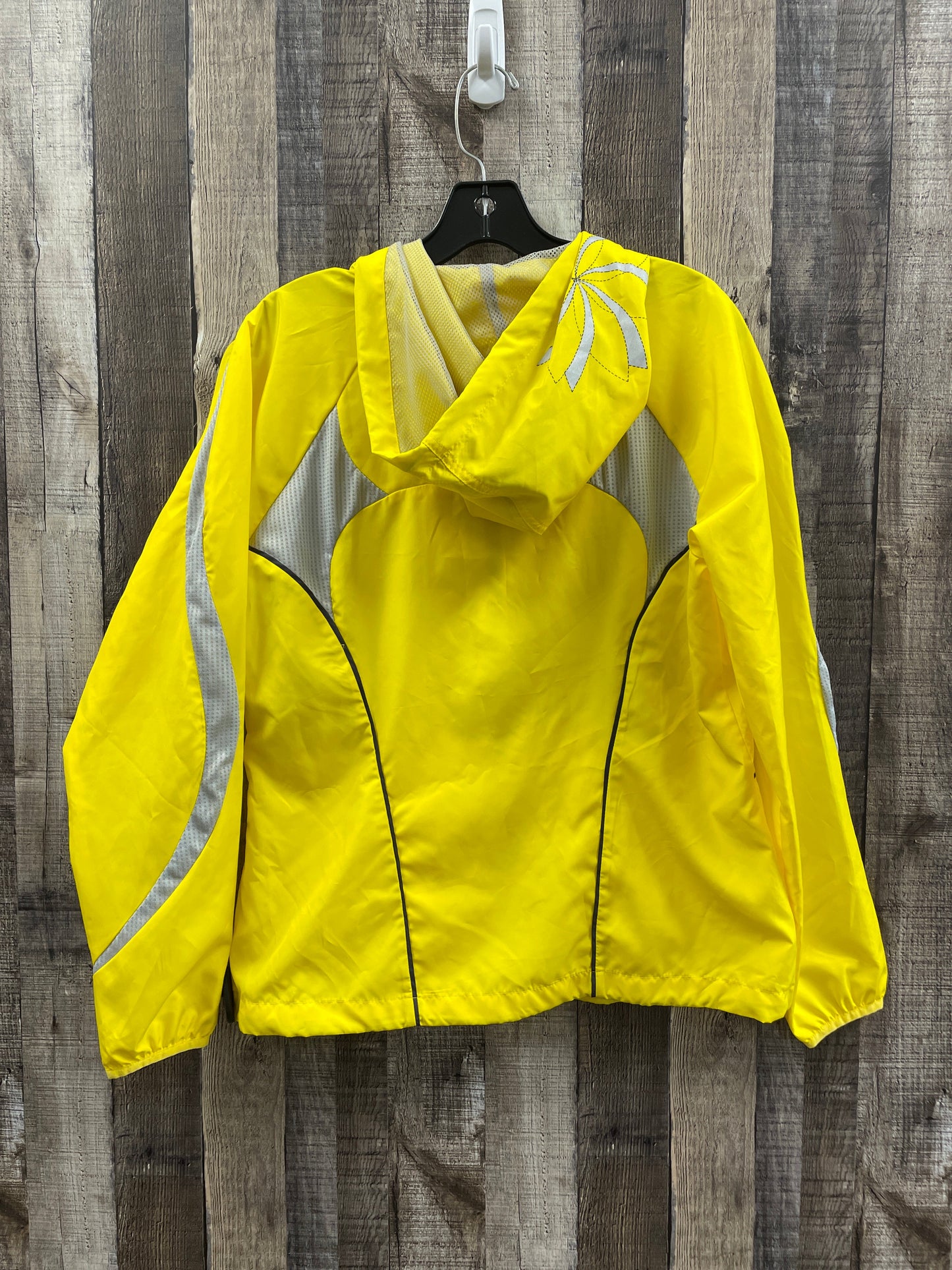 Athletic Jacket By Fila In Yellow, Size: M