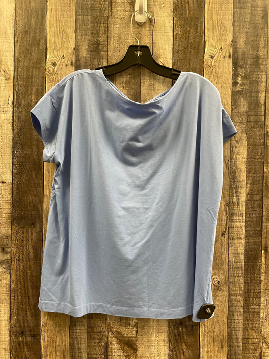 Top Short Sleeve By J. Jill In Blue, Size: L