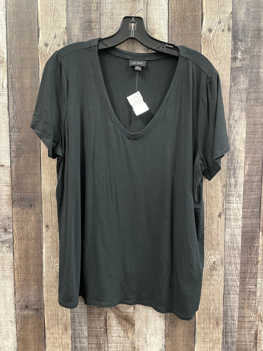 Top Short Sleeve Basic By J. Jill In Black, Size: L