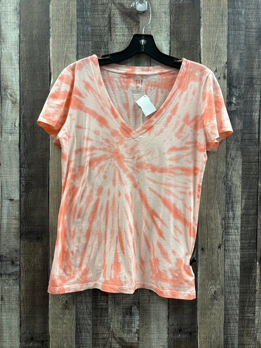 Top Short Sleeve By Gap In Tie Dye Print, Size: S