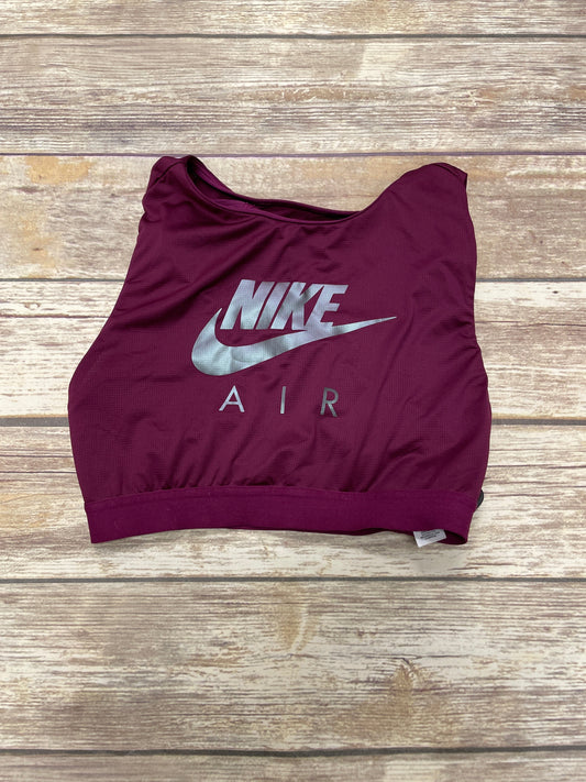 Athletic Bra By Nike In Purple, Size: S