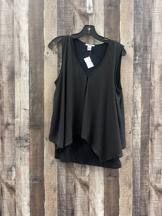 Top Sleeveless By Bar Iii In Black, Size: L