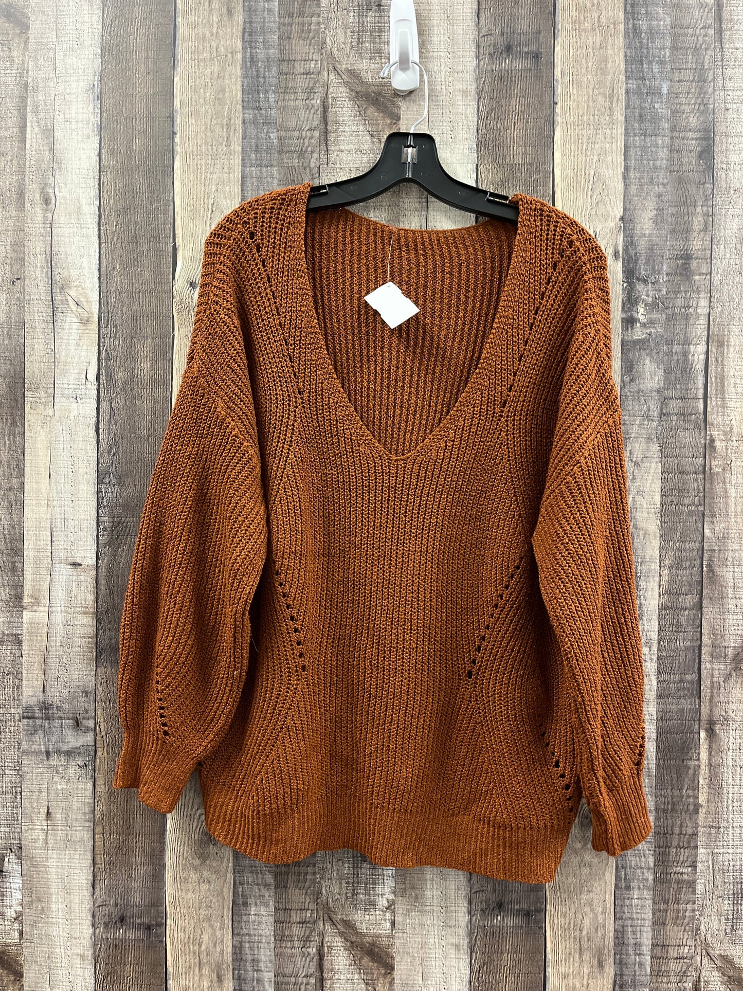 Sweater By Shein In Brown, Size: Xl