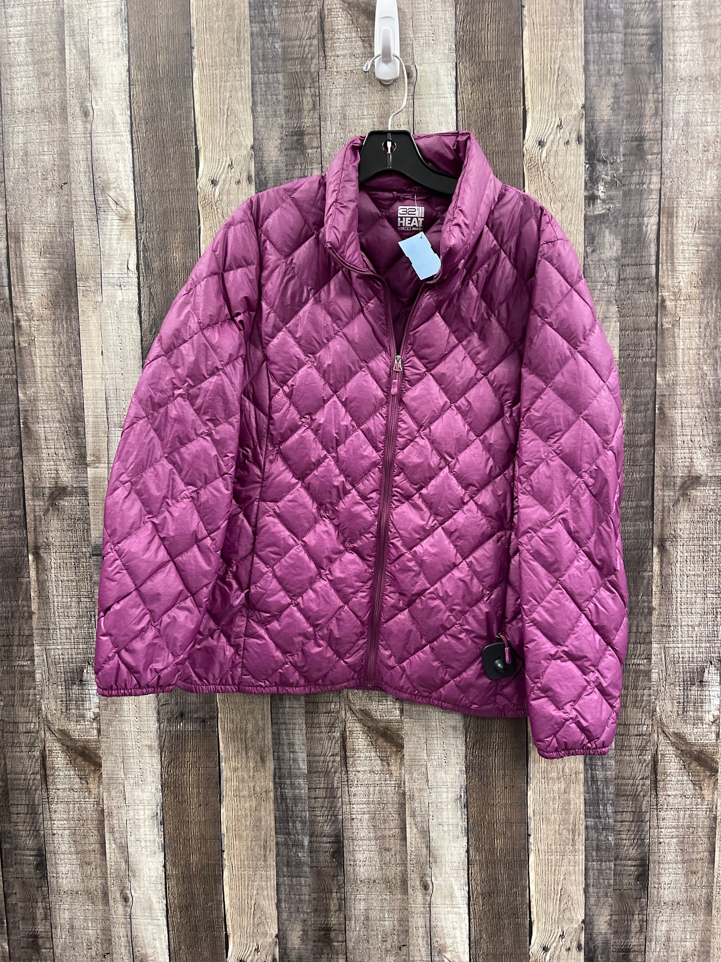 Coat Puffer & Quilted By 32 Degrees In Purple, Size: L