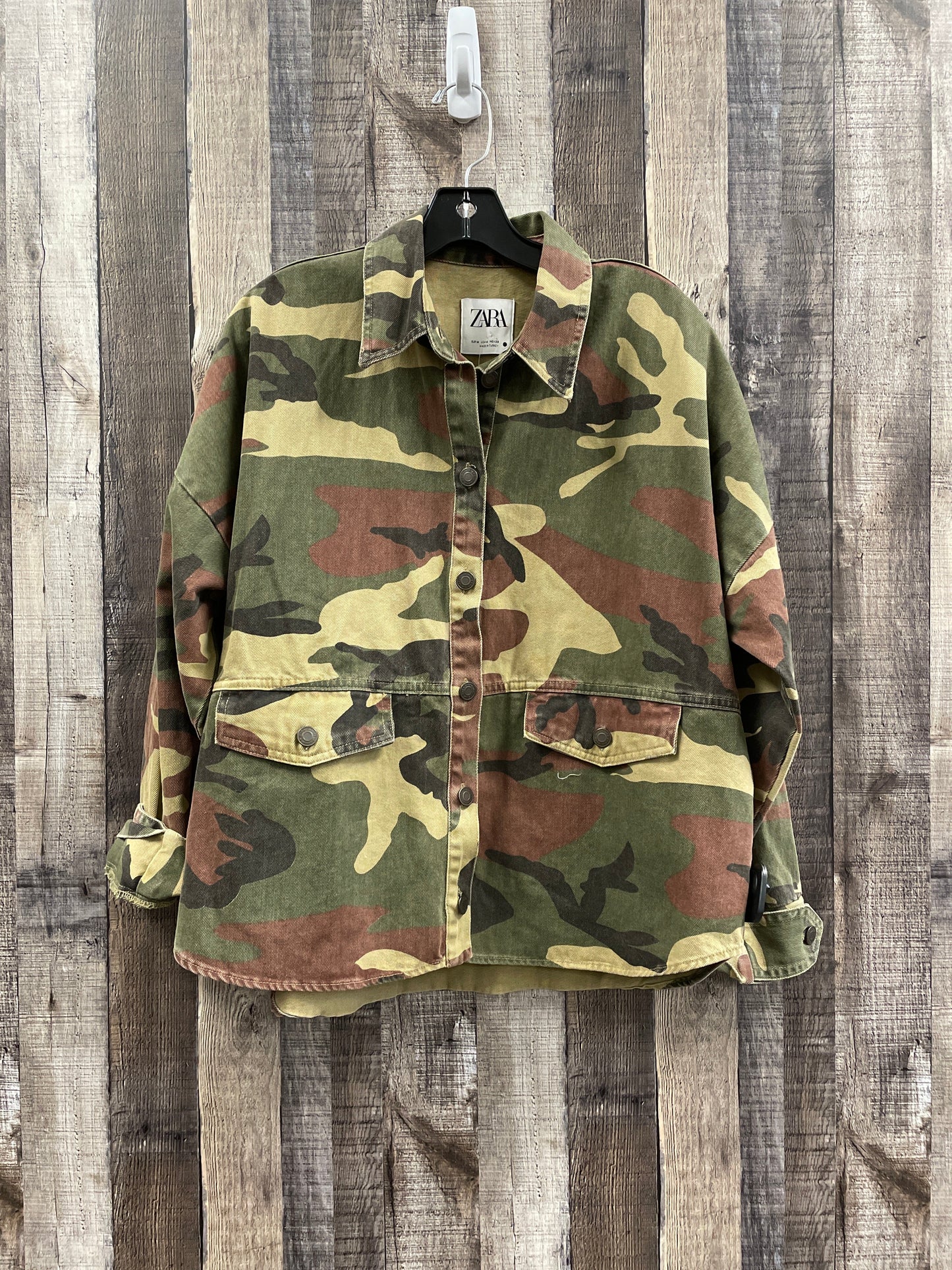 Jacket Other By Zara In Camouflage Print, Size: M