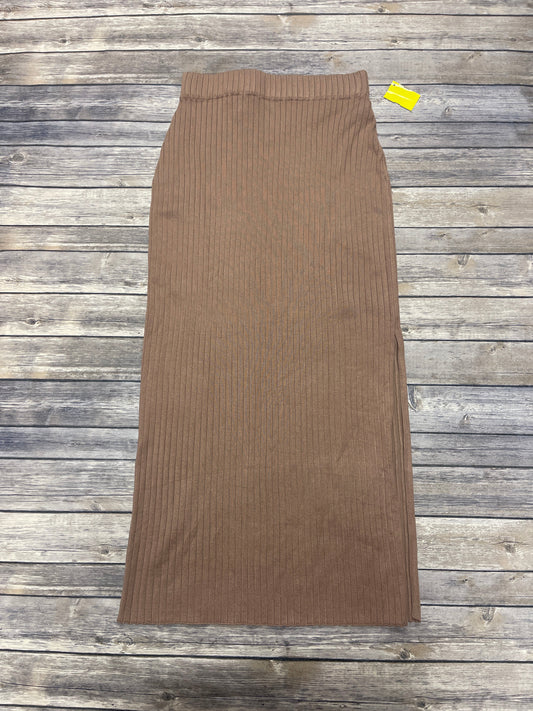 Skirt Maxi By Cmf In Brown, Size: M