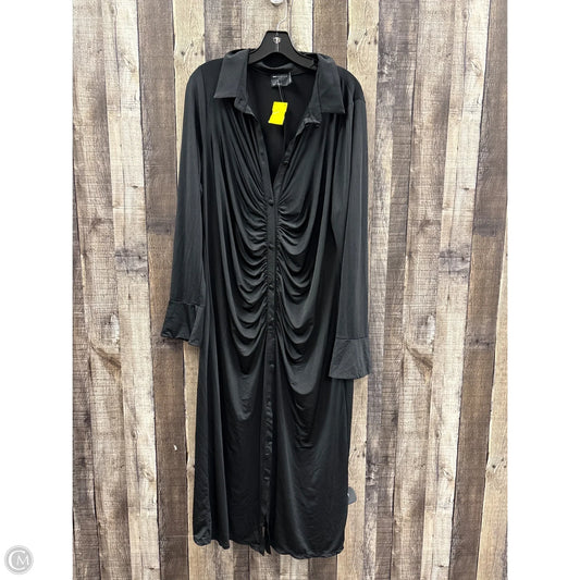 Dress Casual Maxi By Asos In Black, Size: 1x