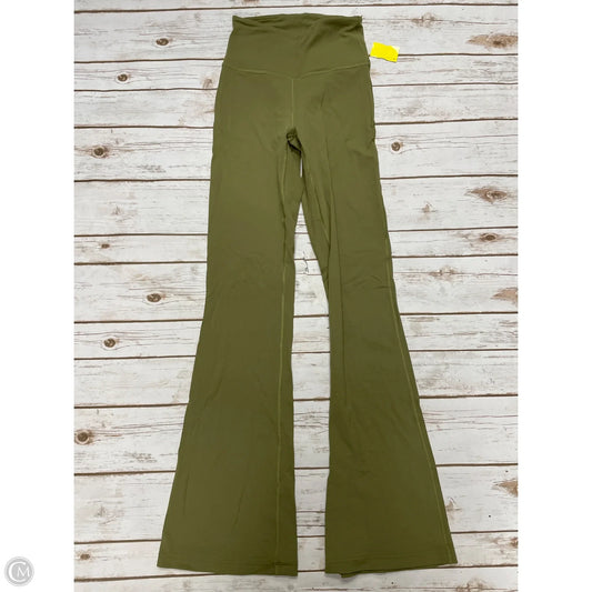 Athletic Leggings By Lululemon In Green, Size: 4