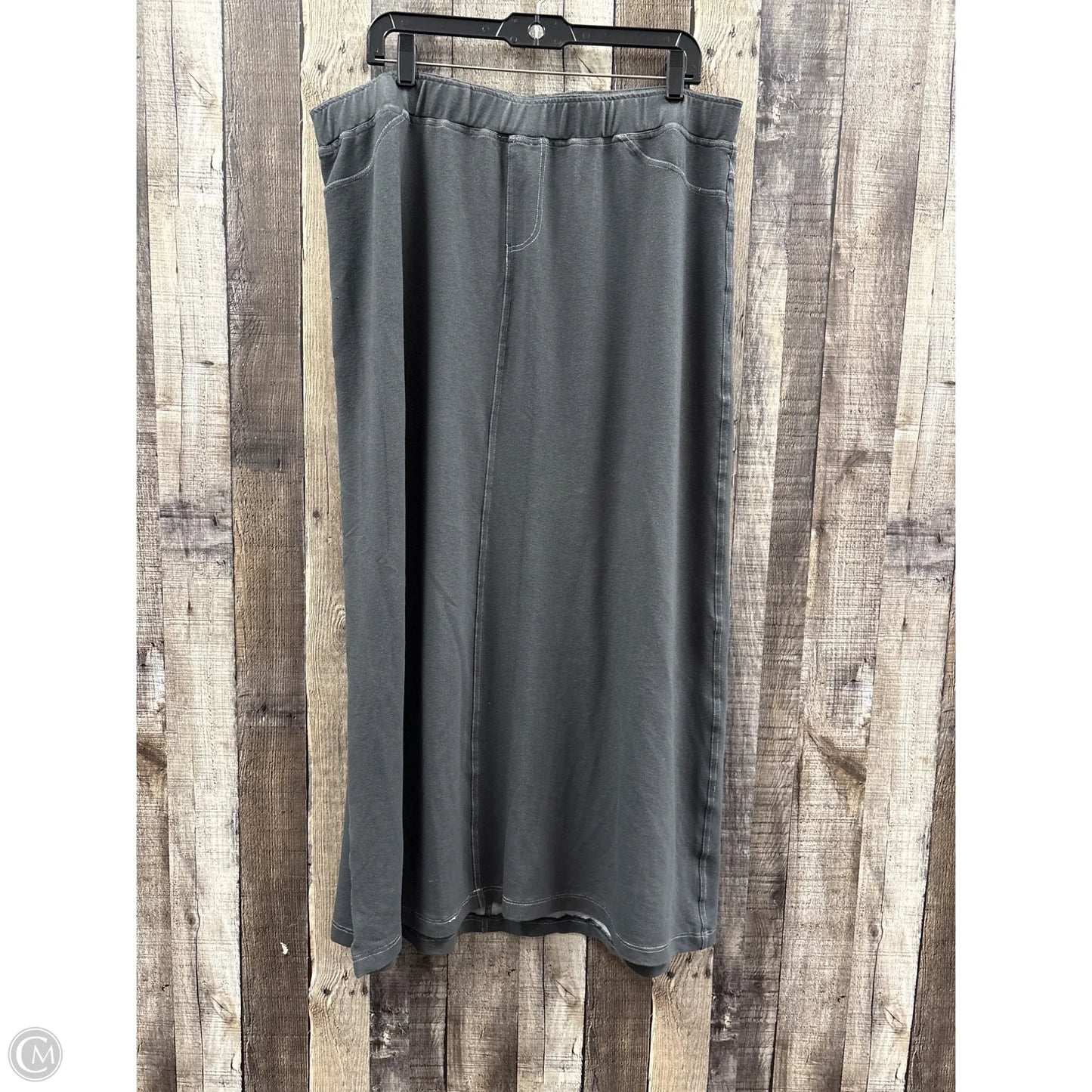 Skirt Maxi By Cmf In Grey, Size: Xl