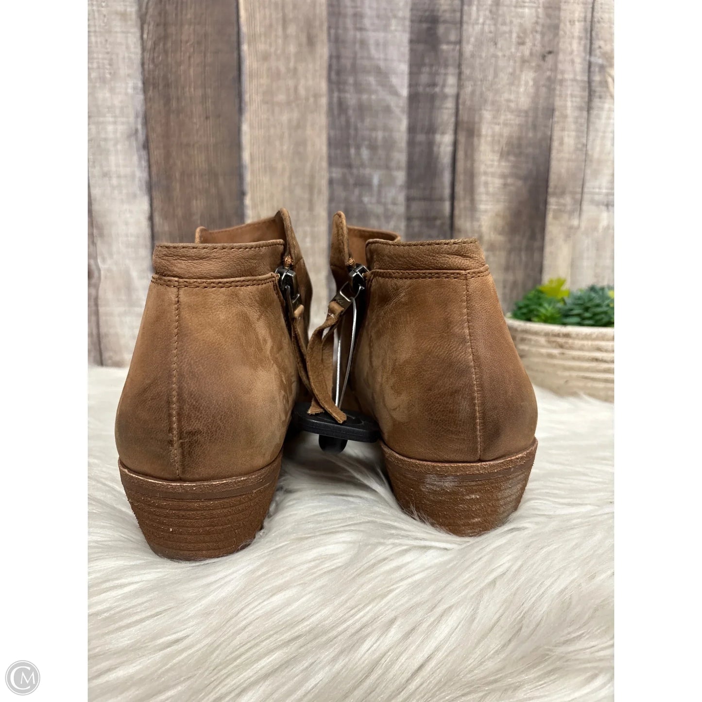 Boots Ankle Flats By Sam Edelman In Tan, Size: 10