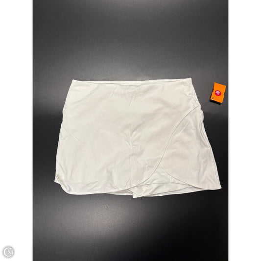 Athletic Skort By Lululemon In White, Size: 6
