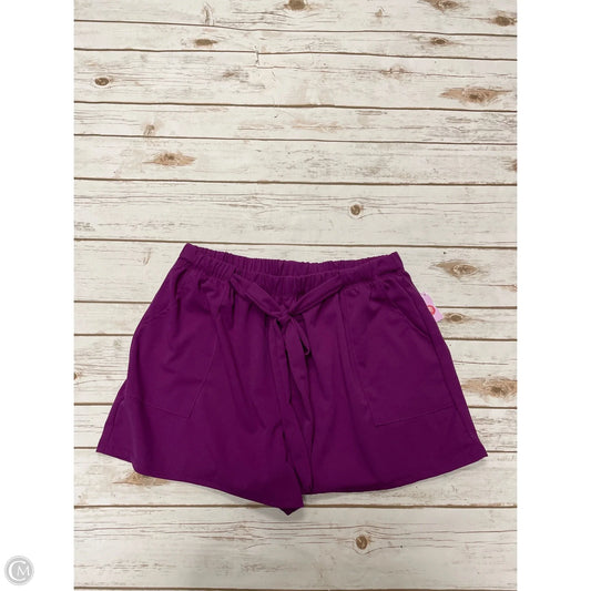 Shorts By Fashion Nova In Purple, Size: 1x