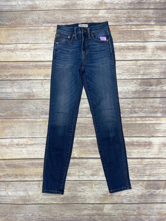 Jeans Skinny By Madewell In Blue Denim, Size: 00