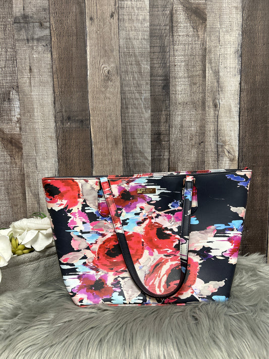 Floral Print Tote Designer Kate Spade, Size Medium