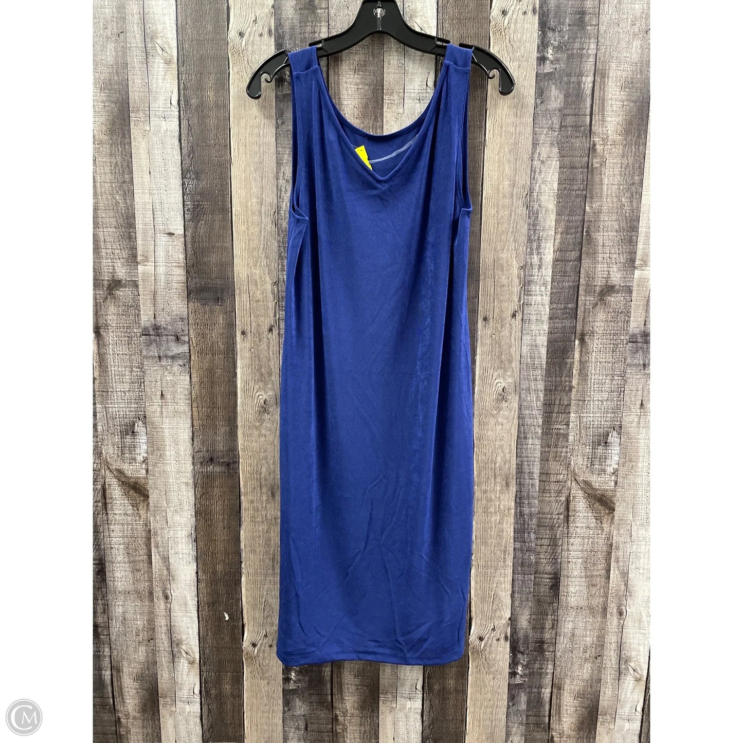 Dress Casual Maxi By Chicos In Blue, Size: L
