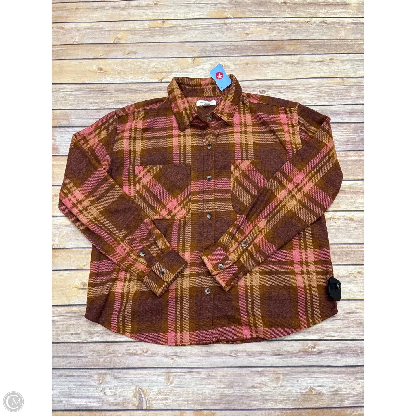 Jacket Shirt By Beachlunchlounge In Multi-colored, Size: M