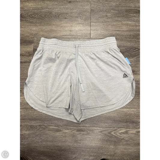 Athletic Shorts By Reebok In Grey, Size: L