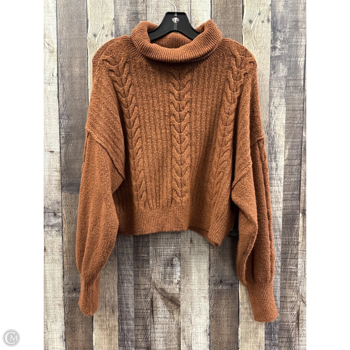 Sweater By Wild Fable In Brown, Size: M