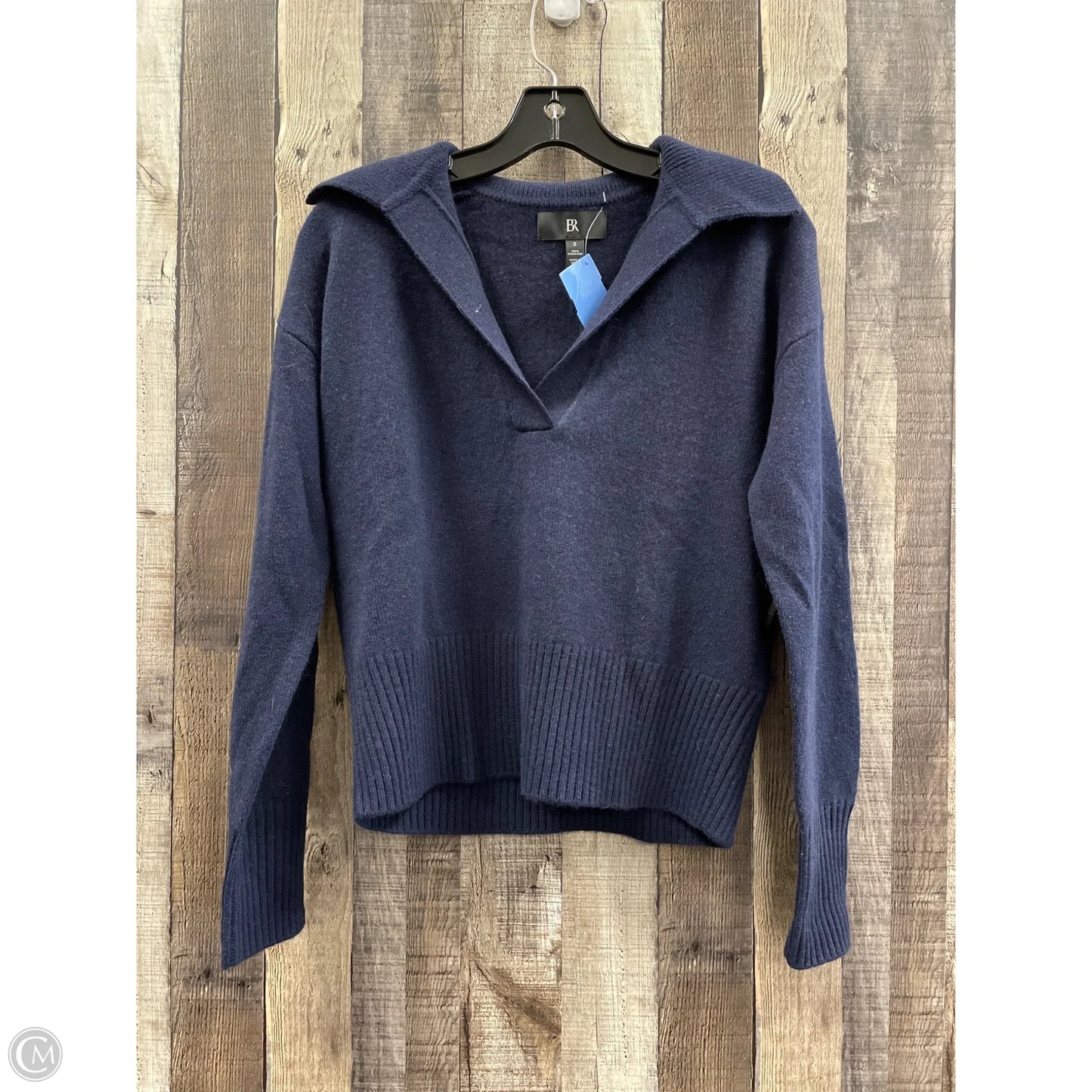 Sweater Cashmere By Banana Republic In Navy, Size: S