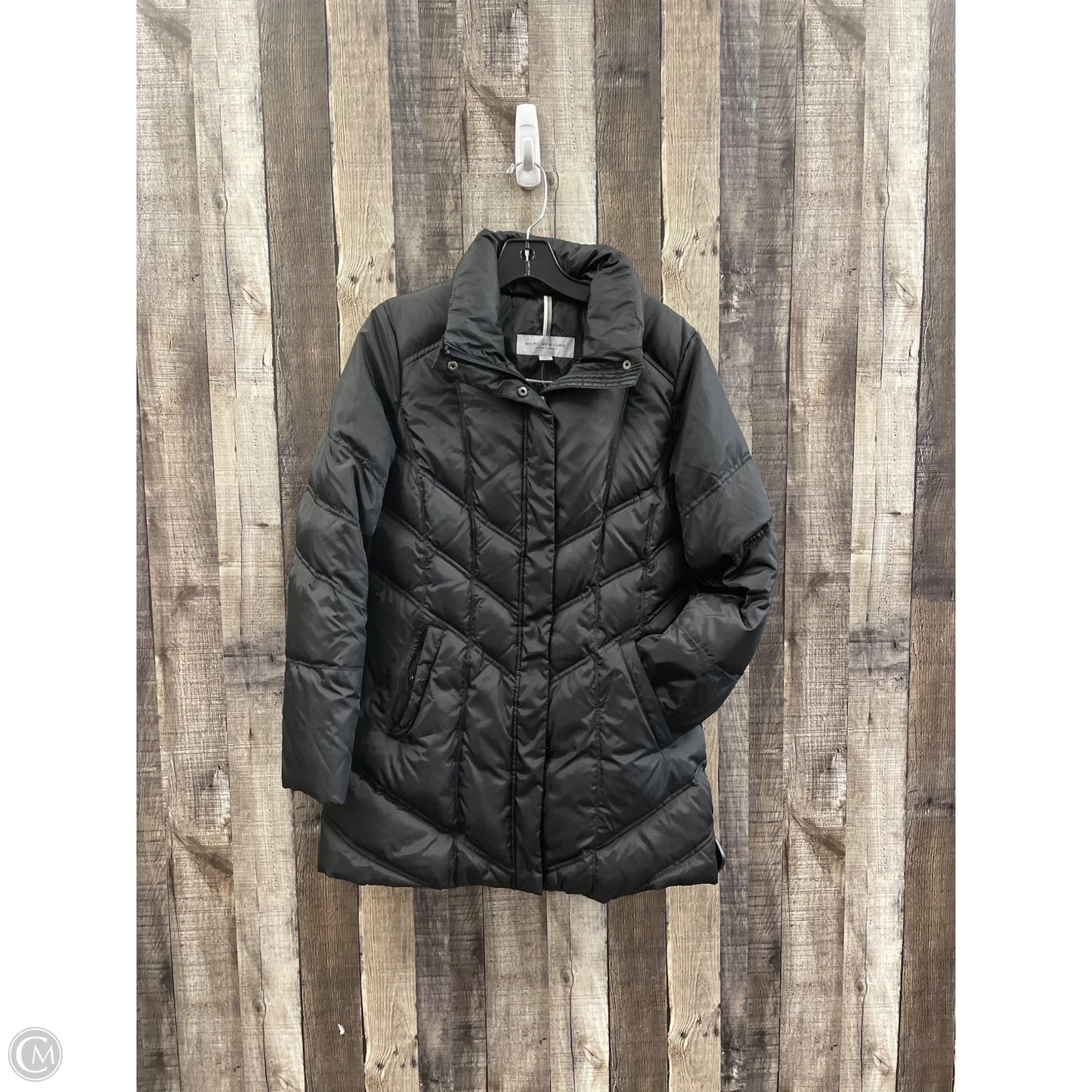 Coat Puffer & Quilted By Marc New York In Black, Size: S