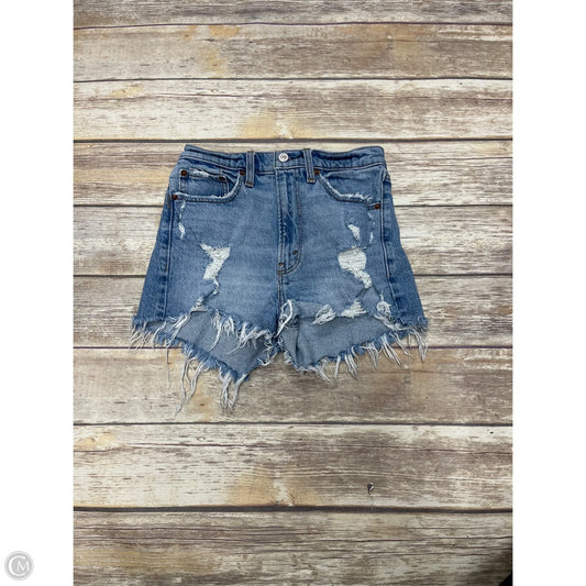 Shorts By Abercrombie And Fitch In Blue Denim, Size: 0