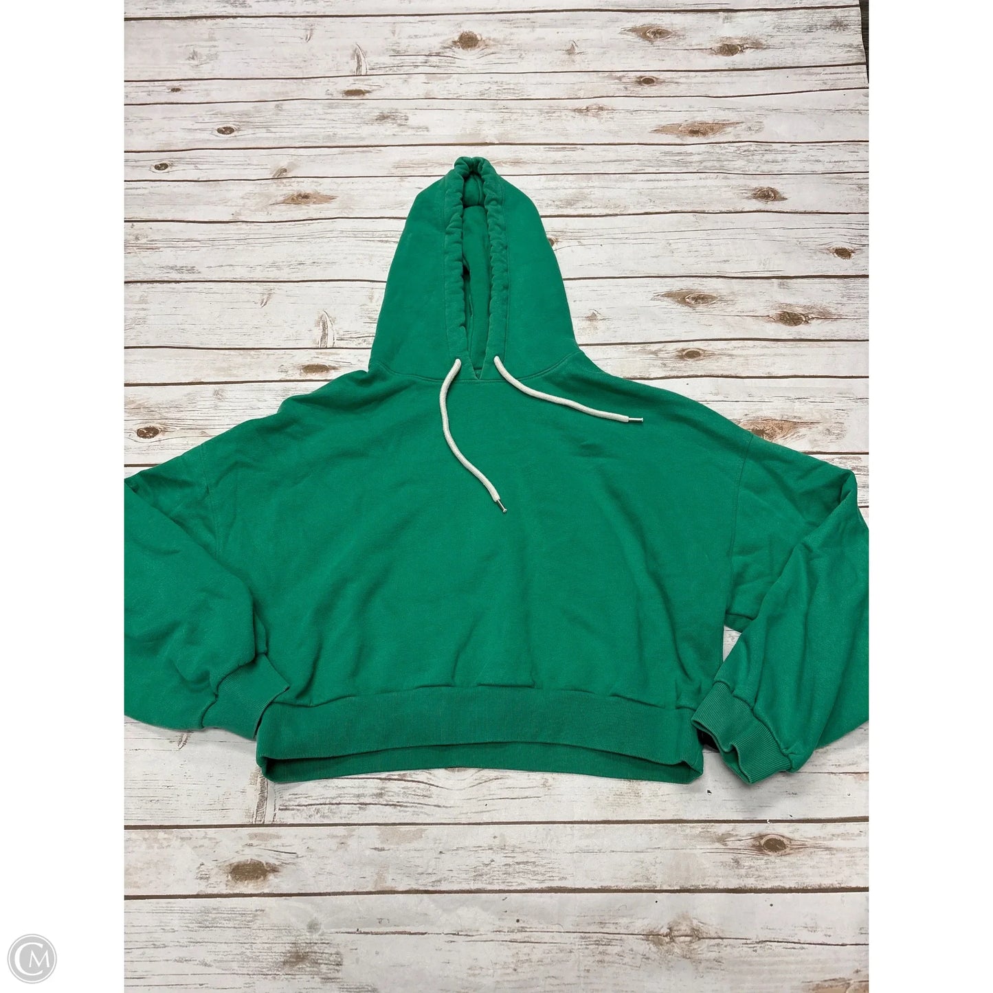 Sweatshirt Hoodie By Gap In Green, Size: Xs