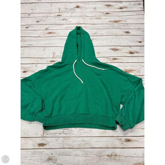 Sweatshirt Hoodie By Gap In Green, Size: Xs